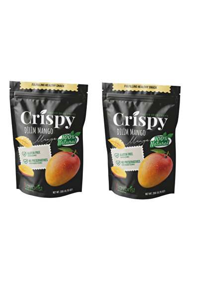 FLAVORİST شرائح مانجو مجففة بالتجميد 20 جرام، عبوتين