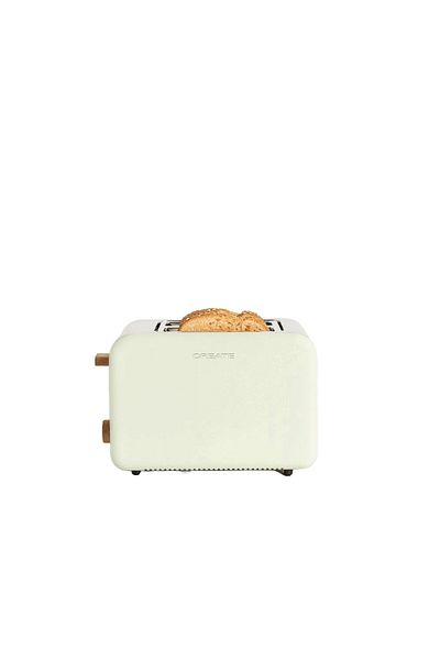Create Toaster, CREATE, Retro, 2 slices, pastel green