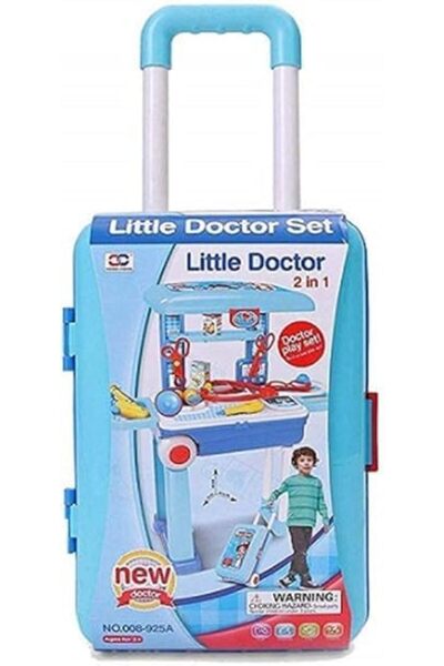 SUKILO مجموعة لعب الطبيب الصغير للأطفال - طقم طبي تظاهري مع سماعة طبية ومقياس...