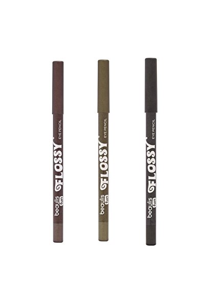 BEAUNA Beaulis Fun Göz Kalemi 112 Deep Side & 124 Dark Prism & 422 Eclipse 3'...