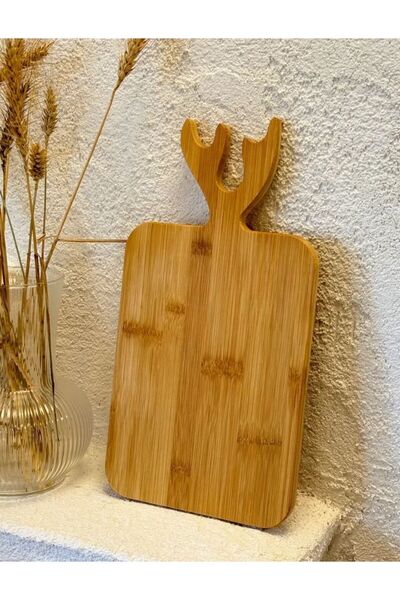 ALLEGRI Bamboo Deer Wooden Cutting and Presentation Board Cheese Presentation...