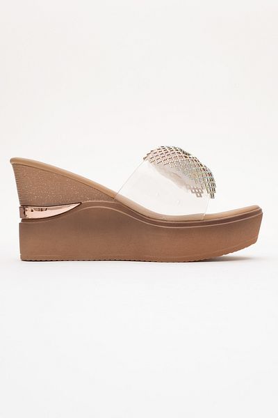 Ataköy Ayakkabı WOMEN'S FILLED SOLE SLIPPERS