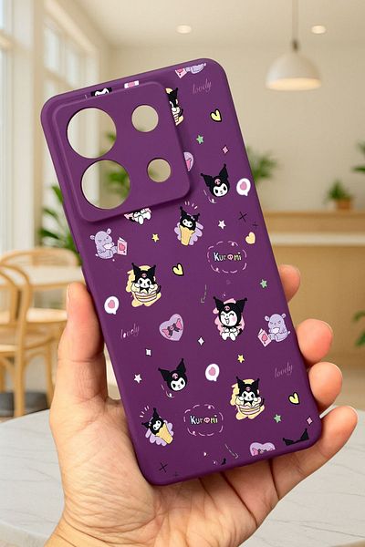Vip Case Xiaomi Redmi Note 13 Pro 5g Kurumi Patterned Silicone Shock Absorbing Classic Protected Rubber Case277