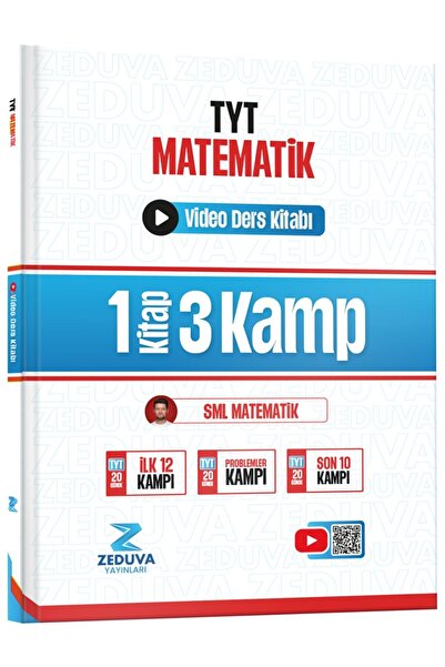 Zeduva SML Matematik TYT Matematik 1 Kitap 3 Kamp Video Ders Kitabı