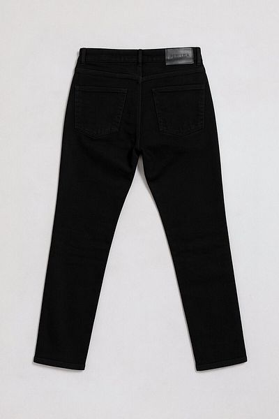 MARKAPIA Ανδρικό Straight Fit Lycra Μαύρο Jean Παντελόνι
