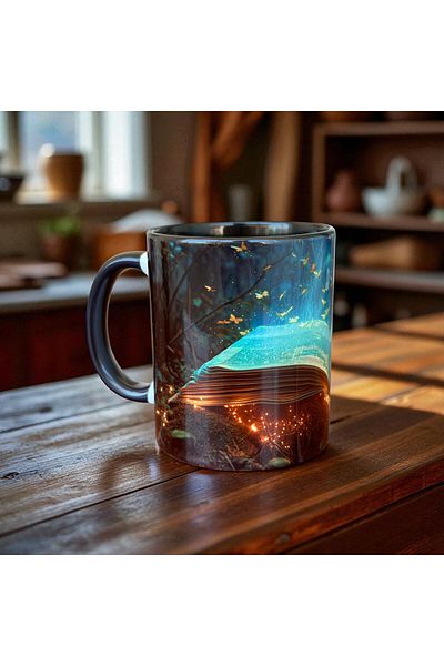 mug shop Book and Nature Design Mug Cup-Gift Tea-Coffee-Home-Office Cup