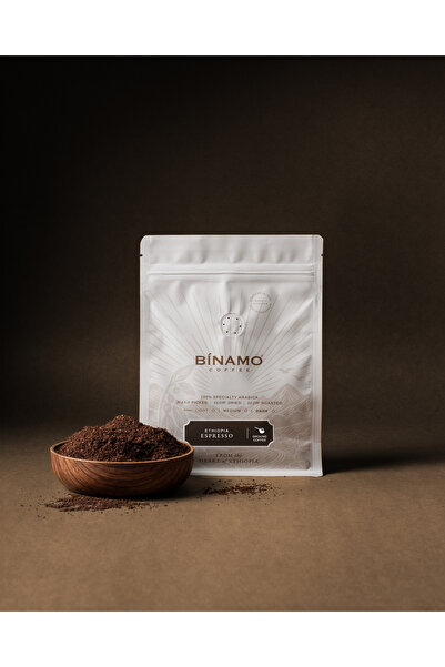 binamo coffee قهوة إثيوبيا إسبرسو مطحونة (250 جرام)