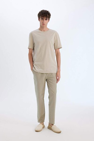 DeFacto Men's Canvas Trousers Z6475Az/Kh404 Khaki