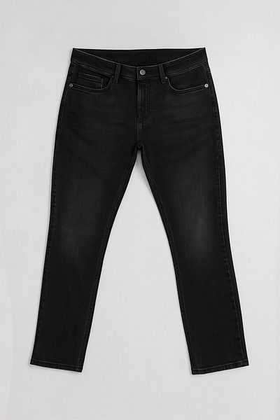 Bluewhite Pantaloni de jeans antracit din Lycra pentru bărbați