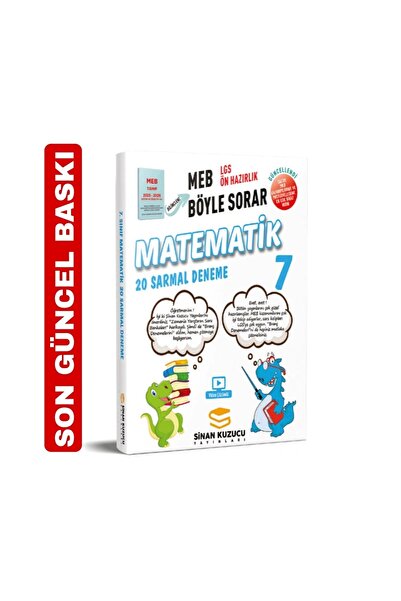 SİNAN KUZUCU YAYINLARI Sinan Kuzucu 7. Sınıf Matematik Deneme Yeni