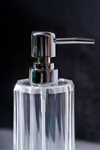 ACAR Akrilik Sıvı Sabunluk 250 ML TKEBT Şeffaf