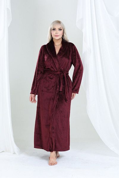 mervemoda Халат Kain с дълъг ръкав и джобове