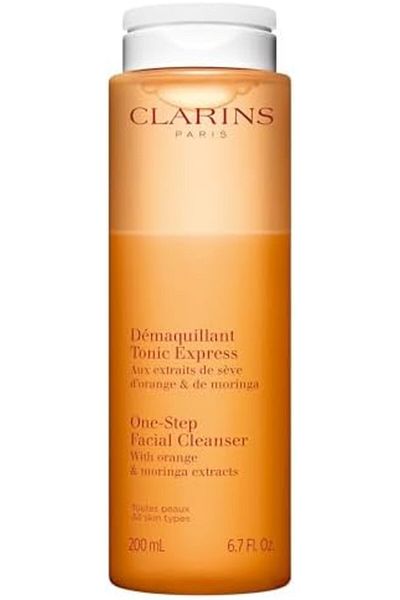 Clarins منظف الوجه بخطوة واحدة بخلاصة البرتقال، 200 مل/6.7 أونصة