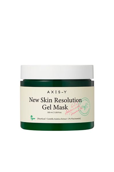 AXIS-Y Masca gel calmanta pentru fata cu heartleaf si niacinamida New Skin Resolution Gel Mask 100ml