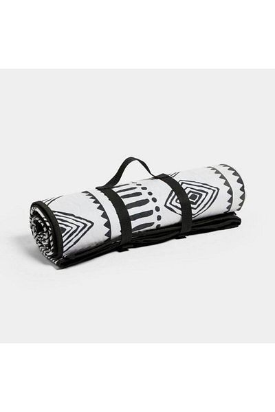 VonShef Picnic Blanket 1000409, Boho Nomad, with Velcro Straps and Nylon Handle, 180 x 145 cm