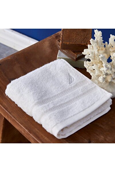 Nautica Set 5 prosoape de maini, Crew, 100% bumbac, 550 g/mp, 50 x 30 cm, alb