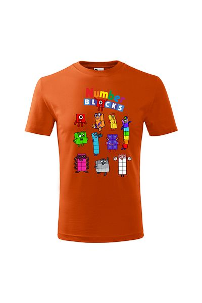 Malfini Tricou personalizat, "Numberblocks 1"