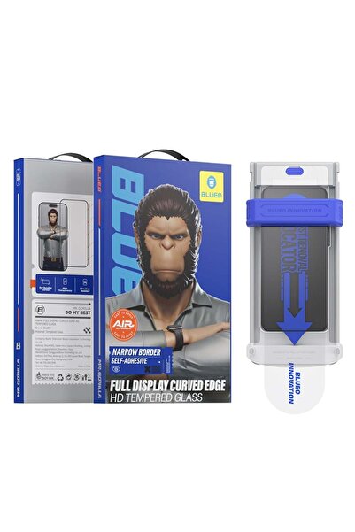 BLUEO Folie de protecție pentru iPhone 16 Pro Max, sticlă securizată, Ultra H...