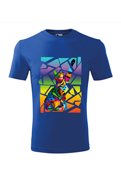 Malfini Tricou Copii, personalizat "High Five Cat"