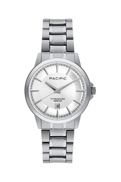 PACIFIC Ceas bărbătesc cu cuarț argintiu, MIYOTA 2115-6