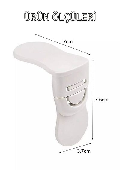 Fresh Moon Child Drawer Lock 2 Pieces Cabinet Window Door Baby Safety Lock Apparatus Multipurpose Safety Clip