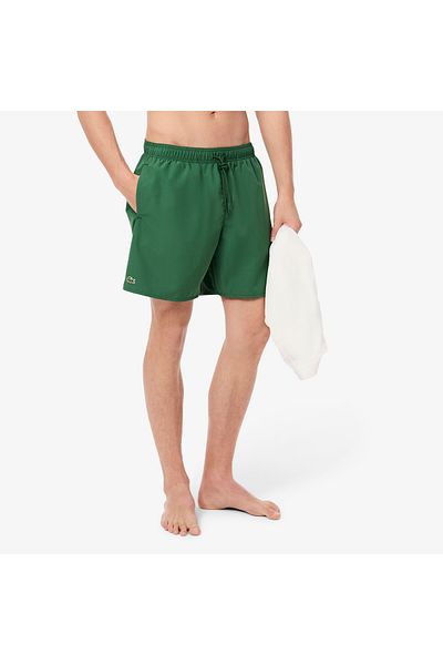 Lacoste Mid Length Monochrome Swim Trunks - MH9088-00-S30