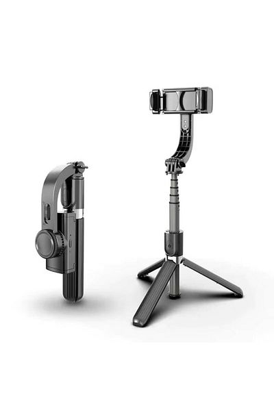 Danex Selfie Stick with Tripod and Remote, 86cm, R81, Silicon Flex, Deep Dark