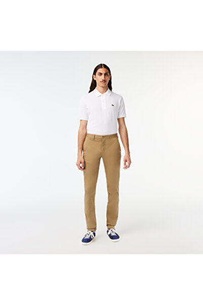 Lacoste بنطلون رجالي كلاسيكي جديد بقصّة Slim Fit من القطن المرن - HH2661-00-CB8