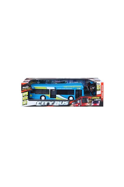 Maisto Autobuz cu telecomanda Tech City Bus Albastru