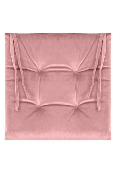 OEM Decorative Chair Cushion Pink Velvet 38x38cm