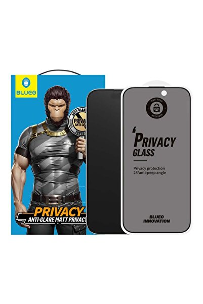 BLUEO Φιλμ για iPhone 16 Pro Max, Σκληρυμένο γυαλί, Ultra HD, Αντιανεμικό γυα...