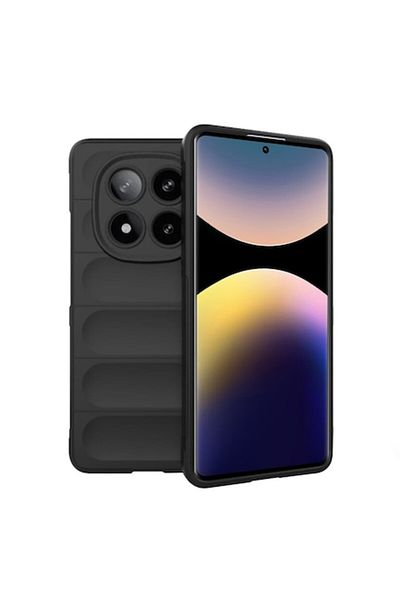 Danex Husa pentru Xiaomi Redmi Note 14 Pro 4G/Poco F7, X55, Poliuretan, Black