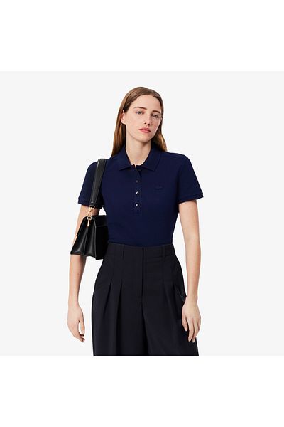 Lacoste قميص بولو L.12.D بقصّة Slim Fit ونمط Petit Pique - PF5462-00-166