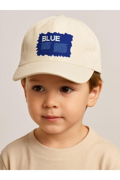 Zekids Boy's Blue Written Cap Hat for Ages 4-8