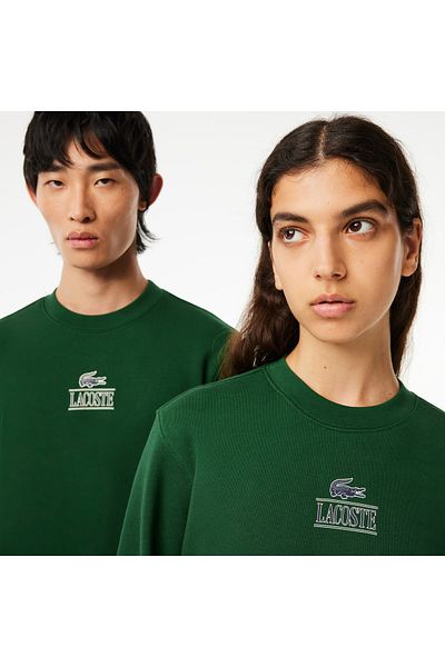 Lacoste سويت شيرت رياضي بطبعة مميزة - SH1156-00-132
