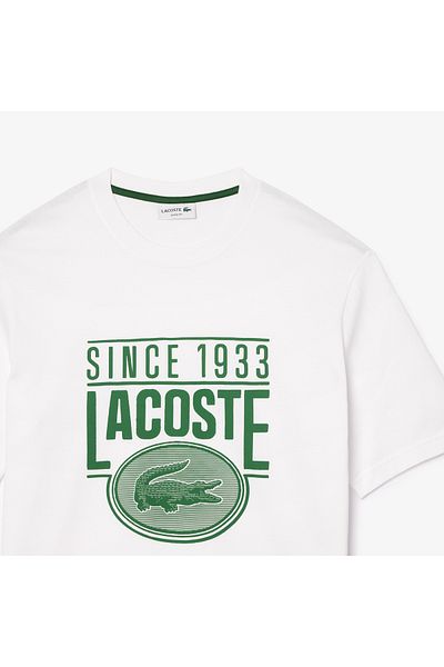 Lacoste Loose Fit Cotton Jersey Print T-shirt - TH7315-00-001