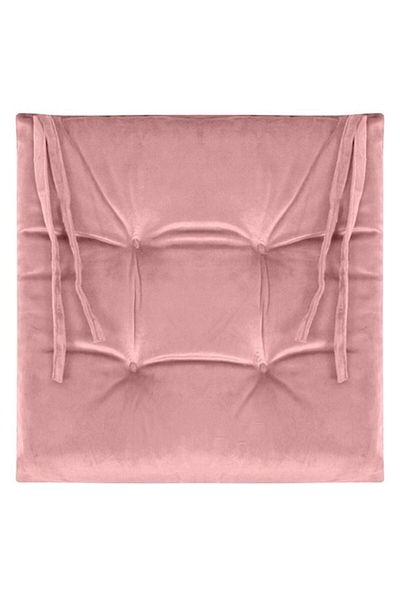 OEM Decorative Chair Cushion Pink Velvet 38x38cm
