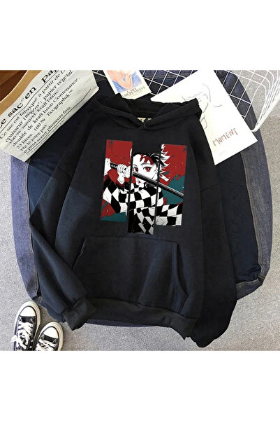 Tarzsokak Черна сладка Незуко аниме принт женски демон манга