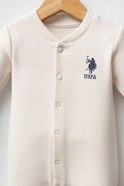 U.S. Polo Assn. U.S. Polo Assn Baby Boy Ecru 10 Pack Hospital Release