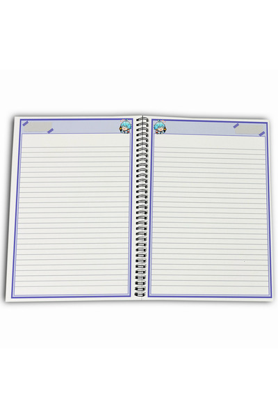 Define Moyas Genshin Impact Chongyun Striped A4 School Notebook 72 Sheets Model 3