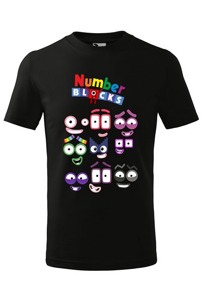 Malfini Tricou personalizat, "Numberblocks 2"