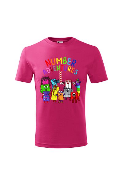Malfini Tricou personalizat, "Numberblocks 3"
