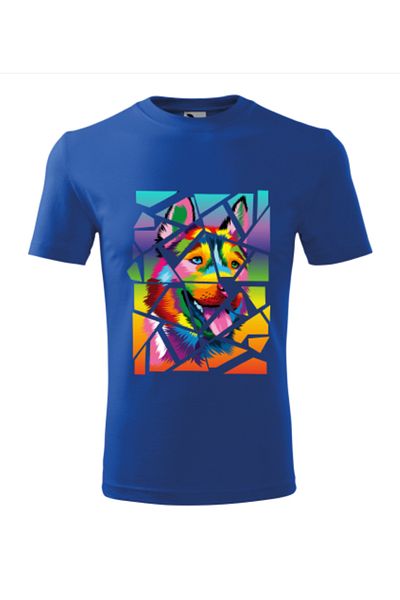 Malfini Tricou Copii, personalizat "Husky in the House"