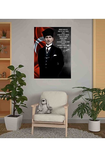 PRİME Concept Kendinden Yapışkanlı Atatürk posteri