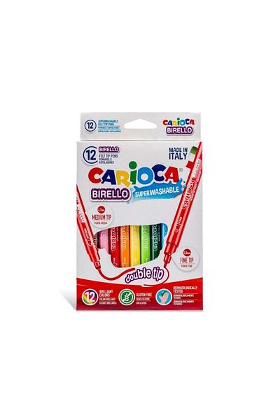 Budi Carioca Birello Super Washable Double Sided Felted Paint Pen 12pcs