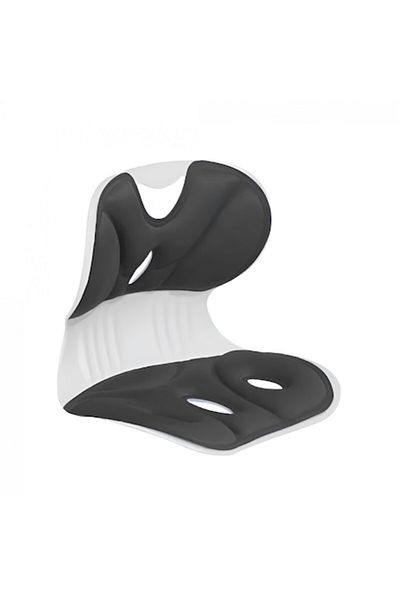 Flo Chair Support for Posture Correction, Portable, Ergonomic, Pain Relief, Breathable, Size S, Black