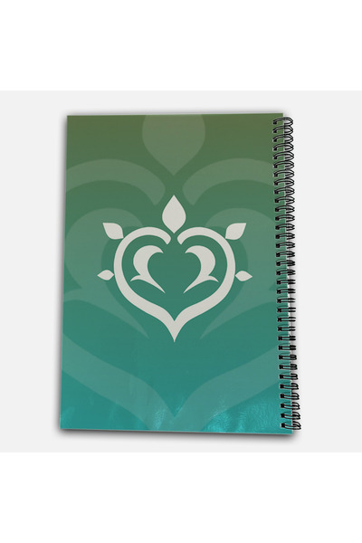 Define Moyas Genshin Impact Baizhu Checkered A4 School Notebook 72 Sheets Model 1