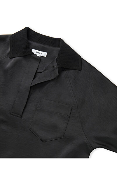 İpekyol Knitwear Mix Polo Neck Blouse