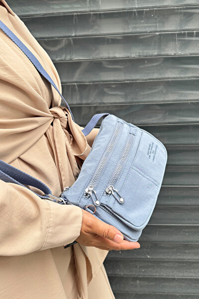 Just Polo İthal Krinkıl Kumaş Unisex Omuz Çantası