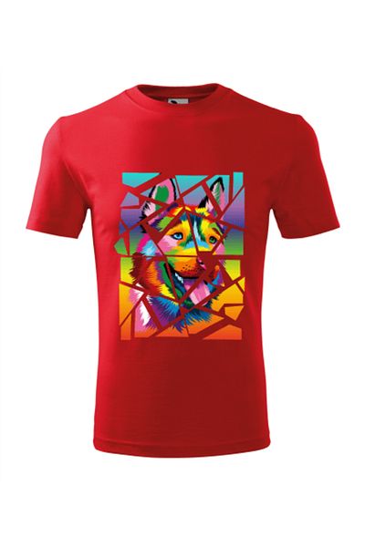 Malfini Tricou Copii, personalizat "Husky in the House"